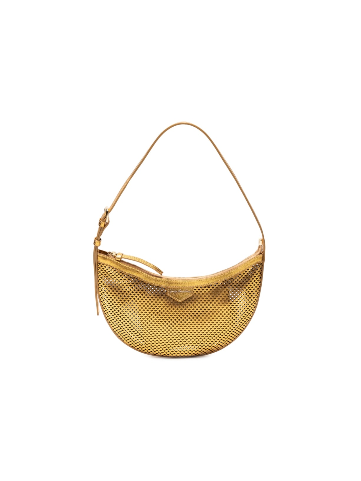 Bolsa Feminina Metal Leather - Dourado