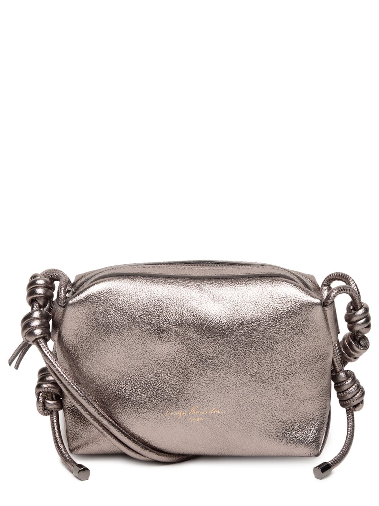 Bolsa Feminina Metal Leather Titânio - Prateado