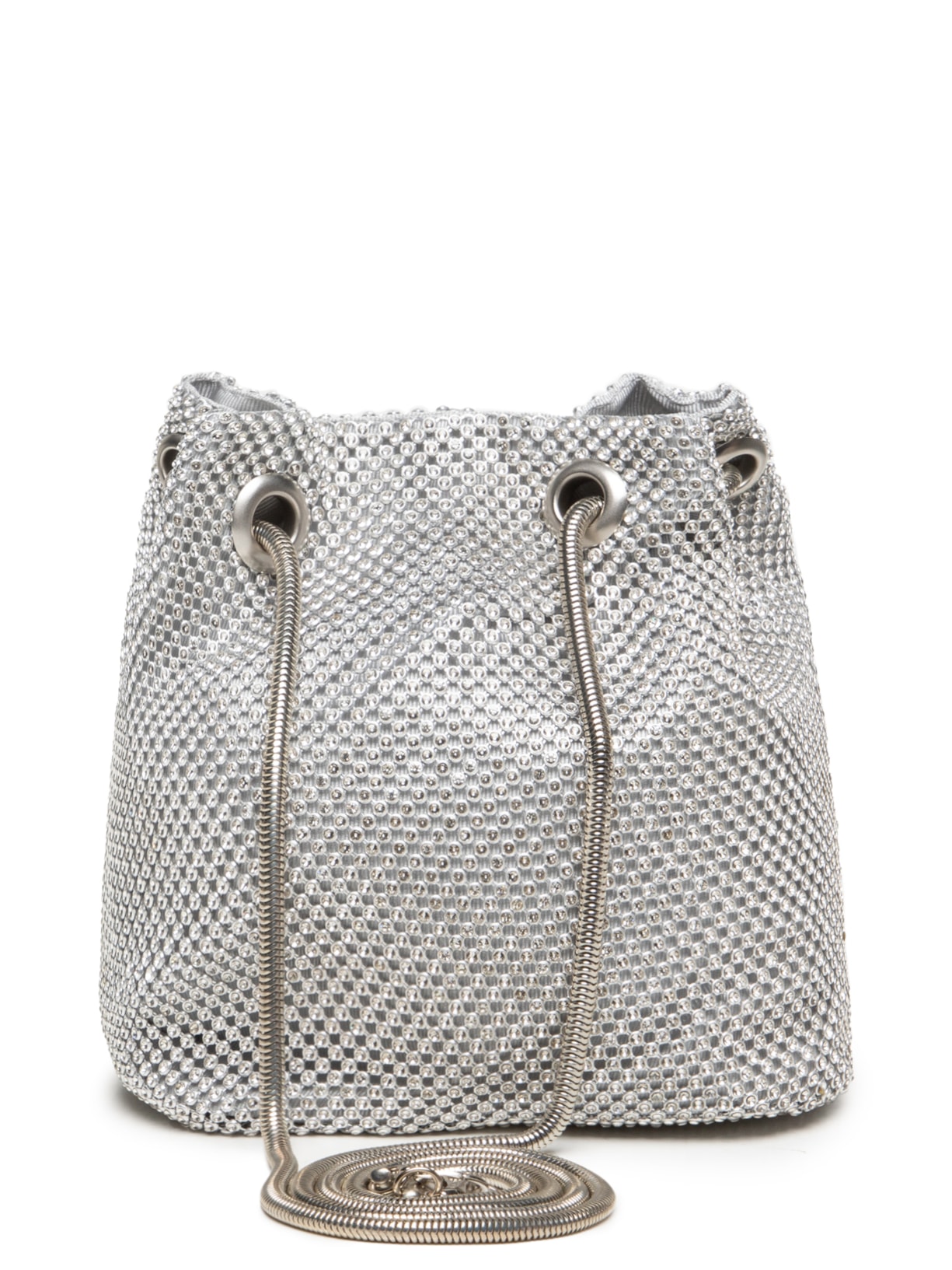 Bolsa Feminina Metalizada - Prateada