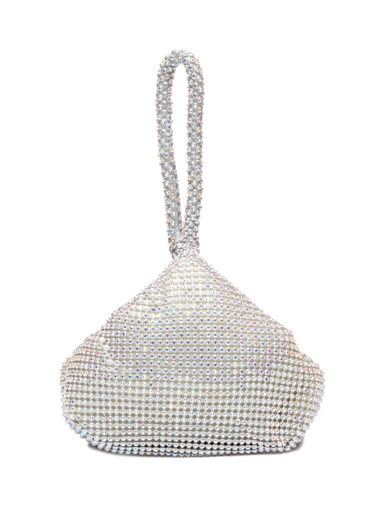 Bolsa Feminina Metalizada Saco - Prata