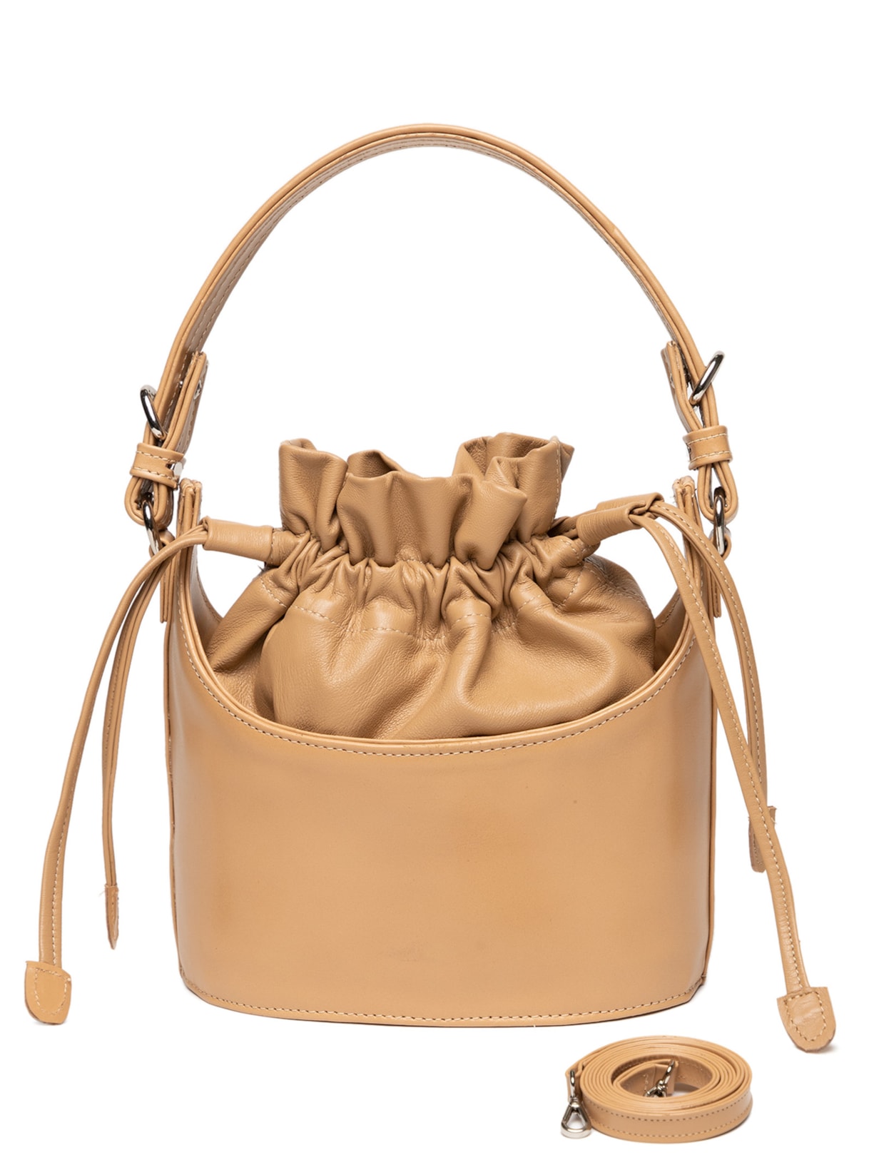 Bolsa Feminina Michelle Couro - Marrom