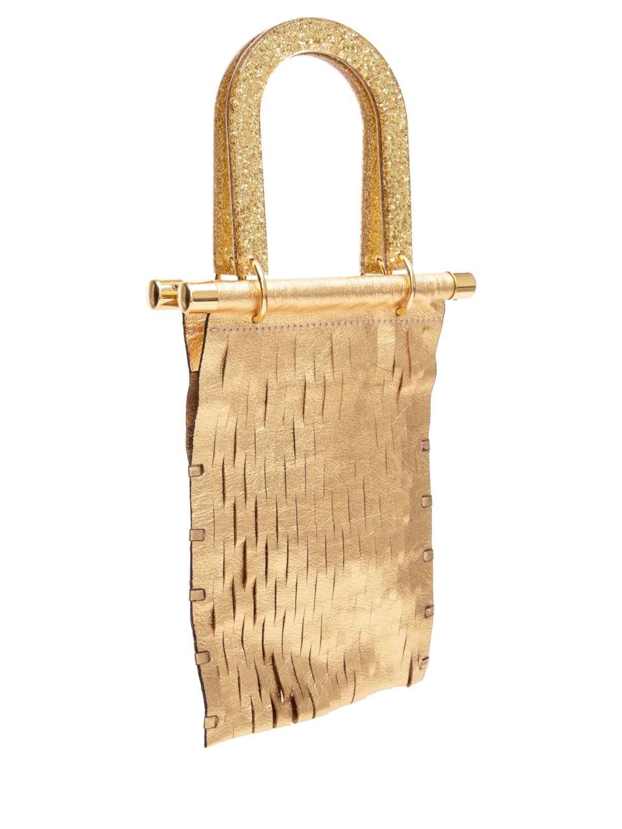 Bolsa Feminina Micro Fishing Net Dourado Estilé