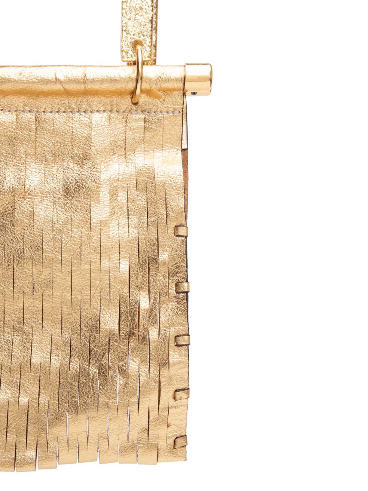 Bolsa Feminina Micro Fishing Net Dourado Estilé