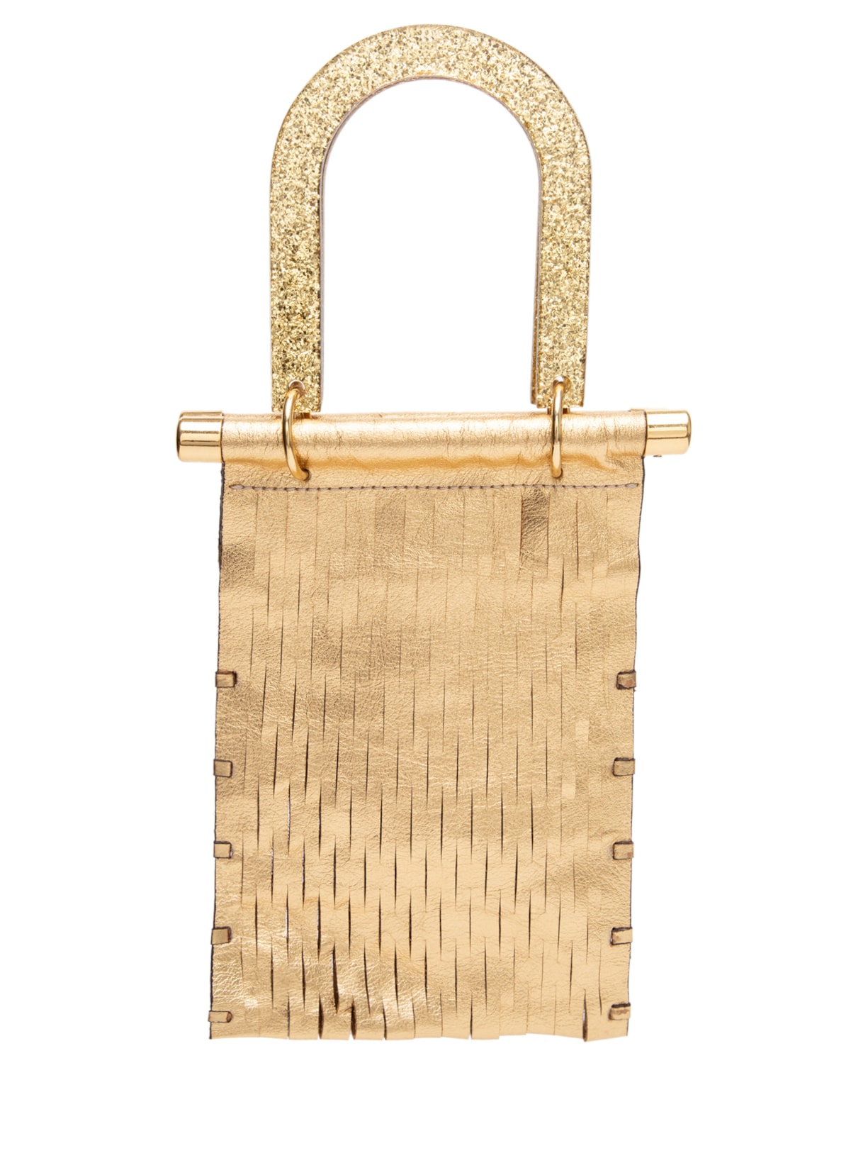 Bolsa Feminina Micro Fishing Net - Dourado