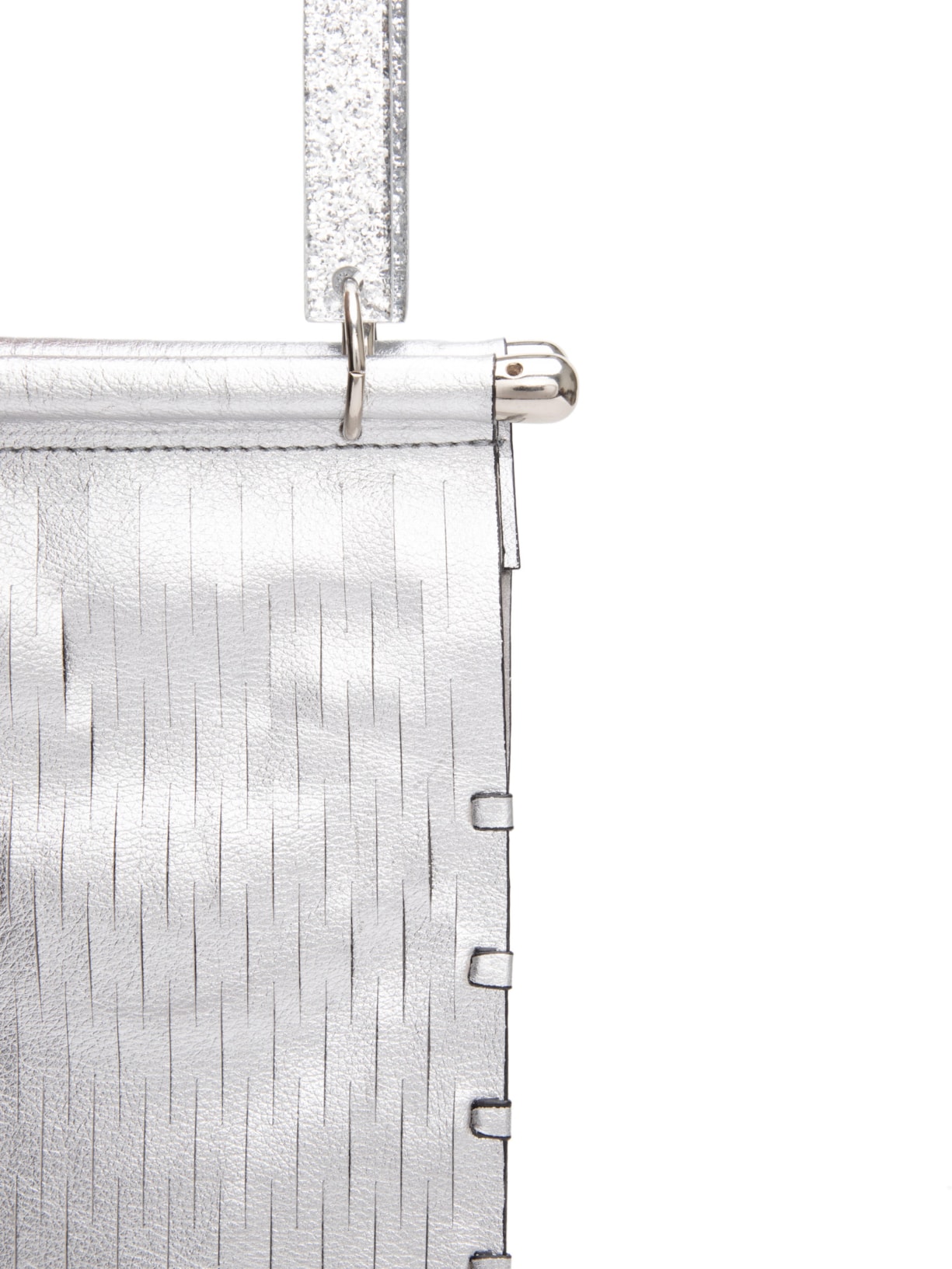 Bolsa Feminina Micro Fishing Net Prata Estilé