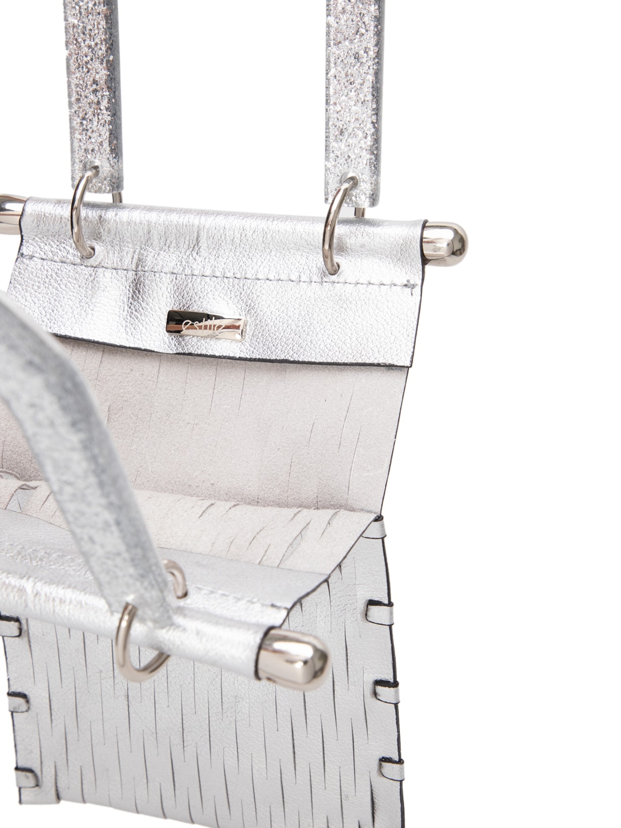 Bolsa Feminina Micro Fishing Net Prata Estilé