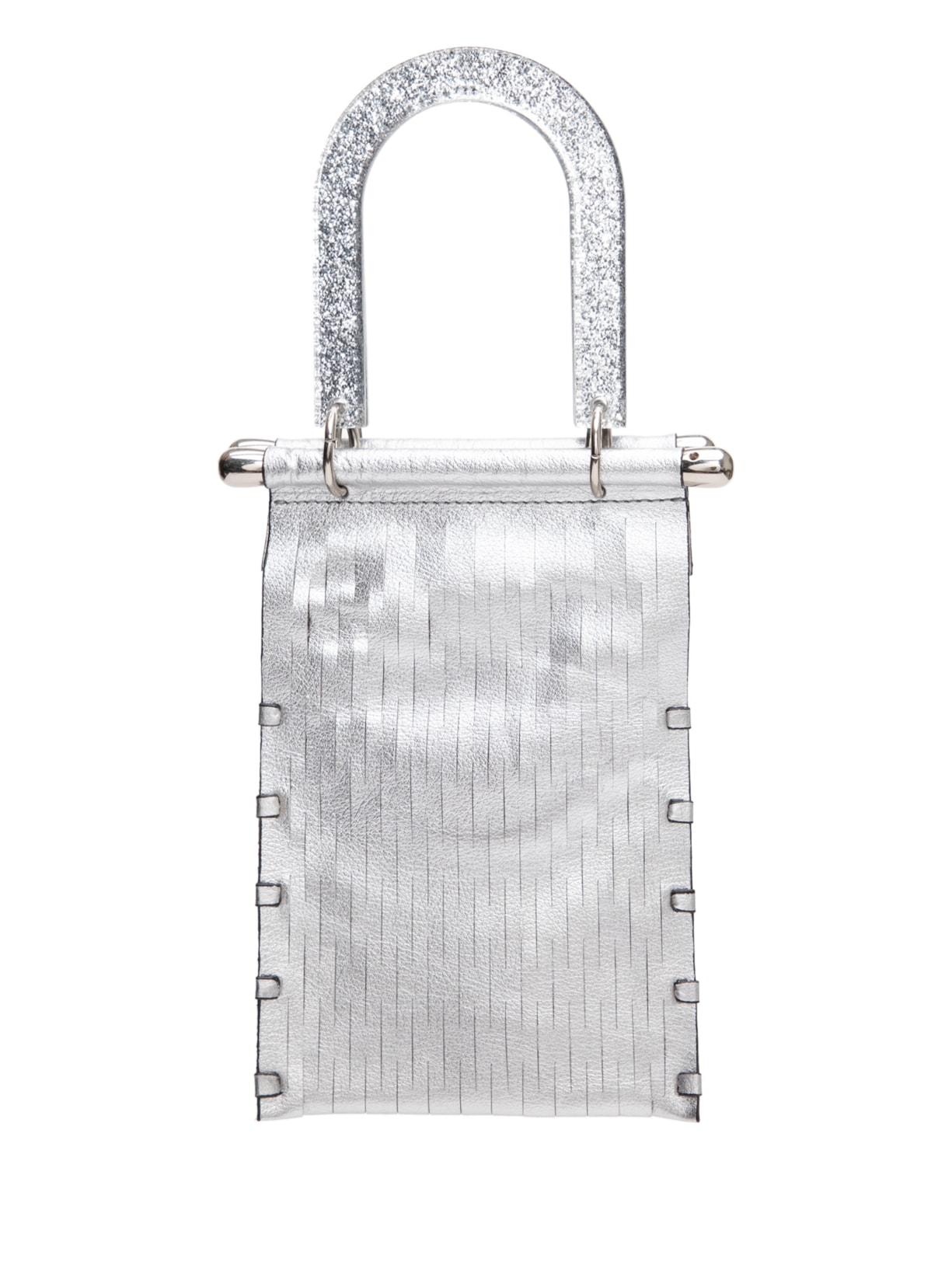 Bolsa Feminina Micro Fishing Net Prata Estilé