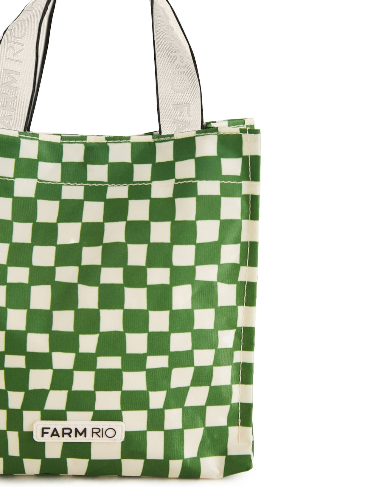 Bolsa Feminina Mimo Quadriculado Sonho Verde Farm Etc