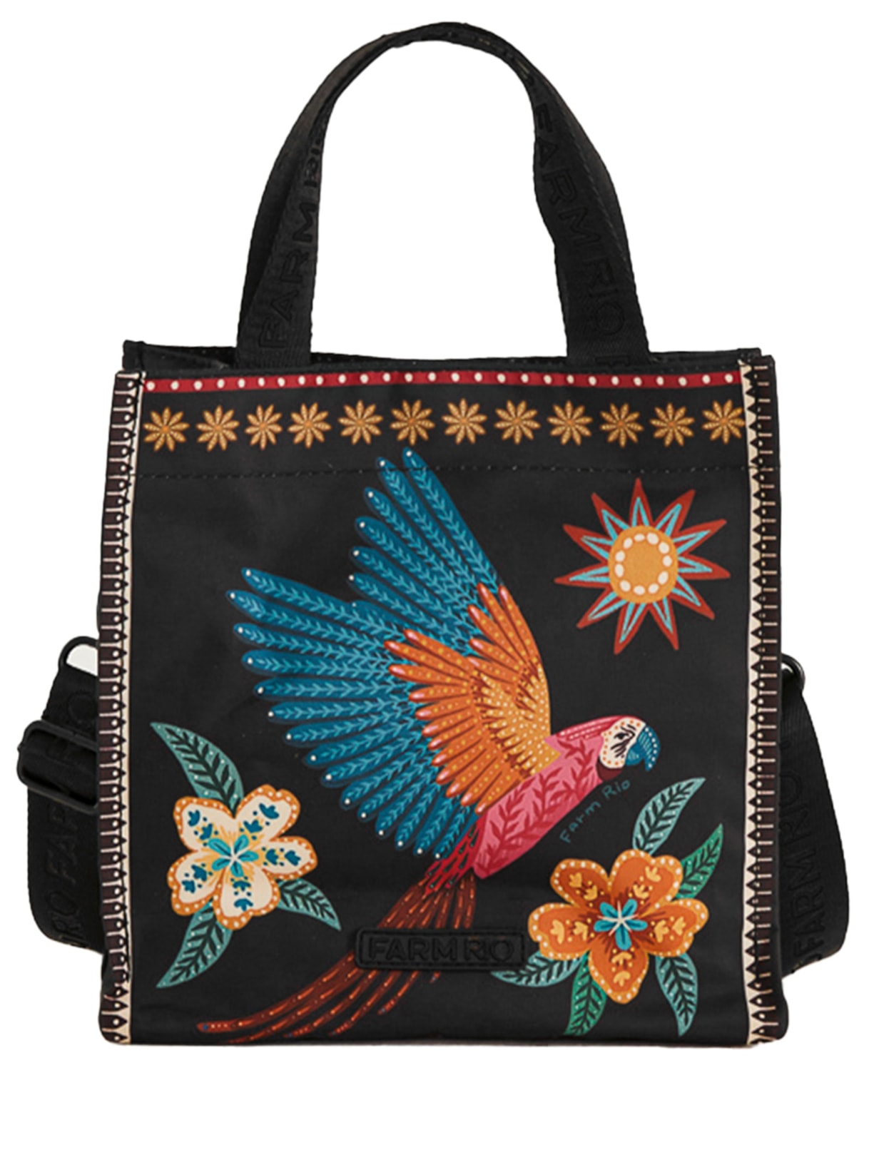 Bolsa Feminina Mimo Samba Das Araras Preto Farm Etc