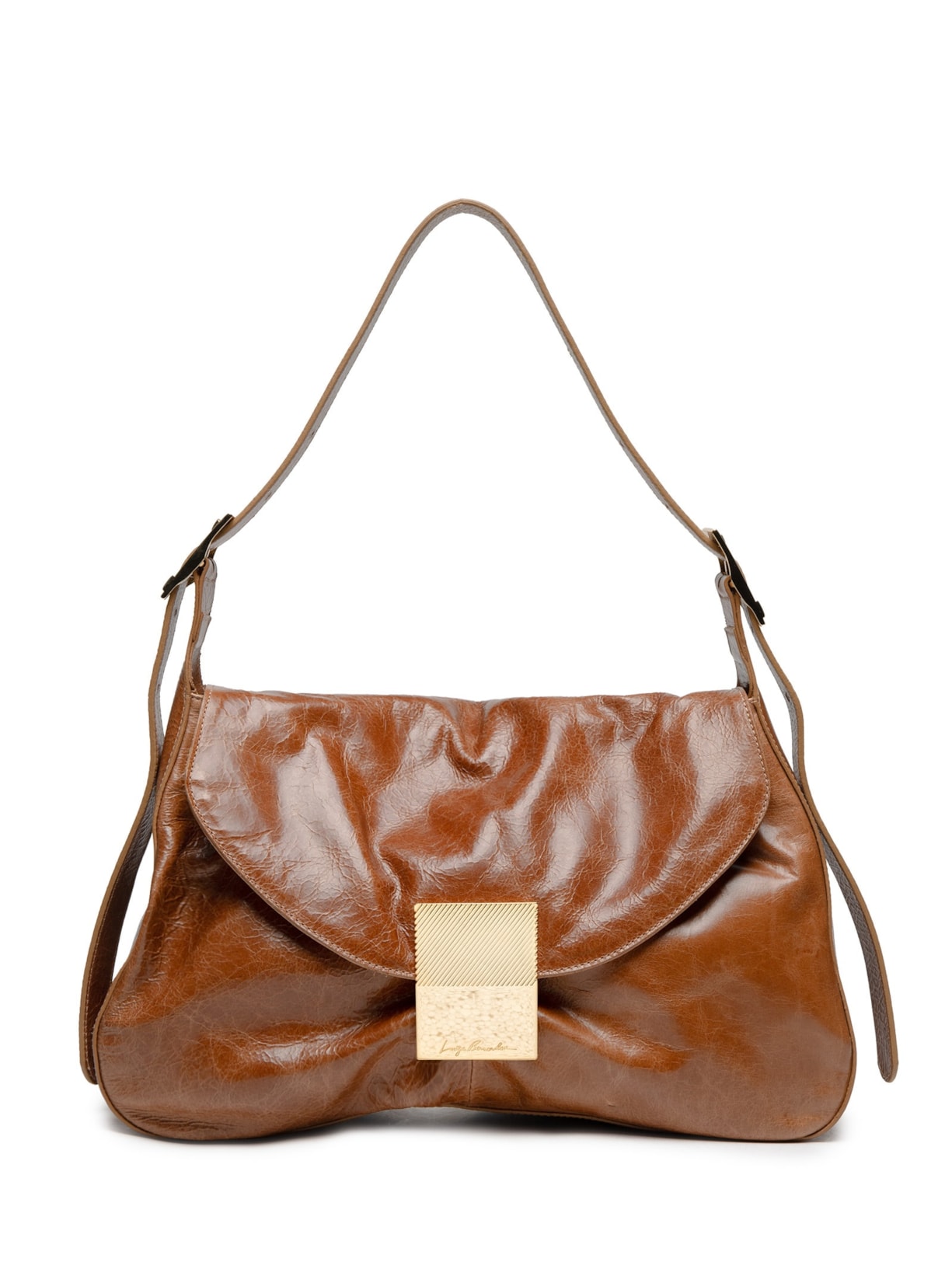 Bolsa Feminina Mineral Caramelo Enfeites - Marrom