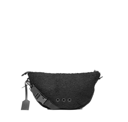 Bolsa Feminina Mini Andiroba Fleece - Preto