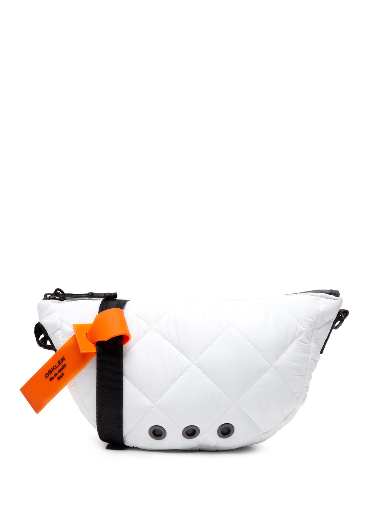 Bolsa Feminina Mini Andiroba Nylon Matelassê - Branco