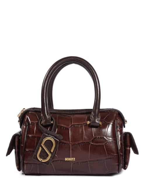 Bolsa Feminina Mini Bag Tay Couro - Marrom