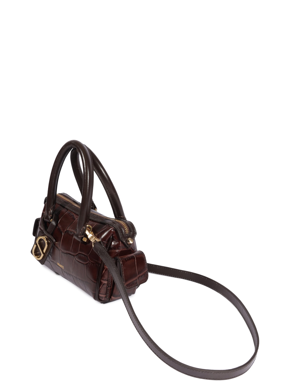 Bolsa Feminina Mini Bag Tay Couro Marrom Schutz