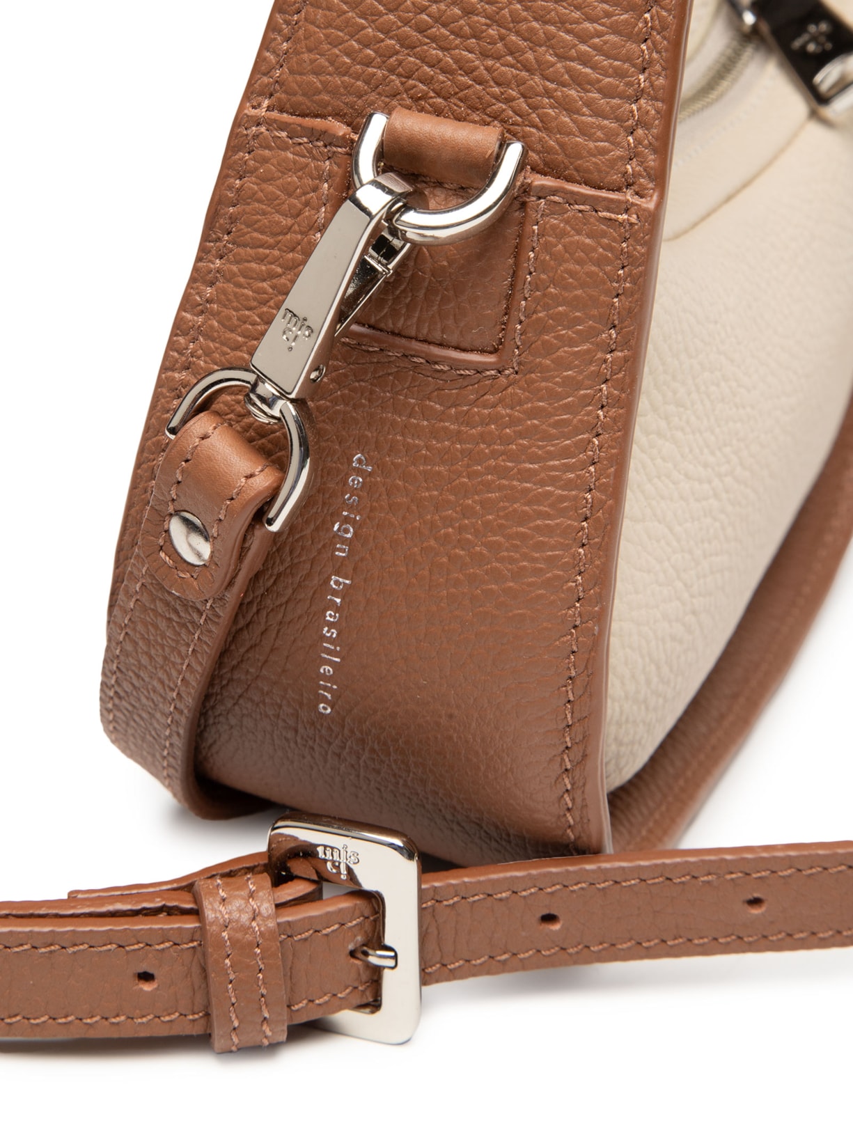 Bolsa Feminina Mini Bambolê Bege Misci