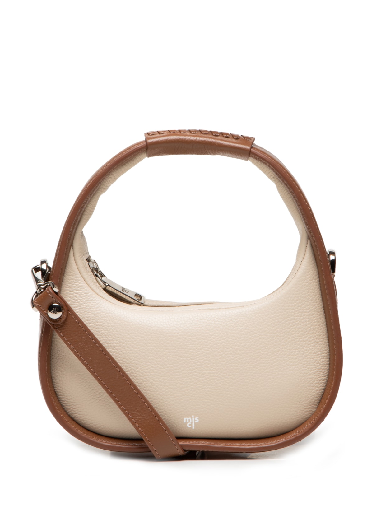 Bolsa Feminina Mini Bambolê - Off White