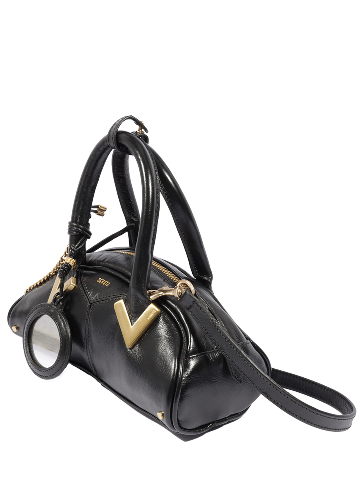 Bolsa Feminina Mini Bowling Amber  Preto Schutz