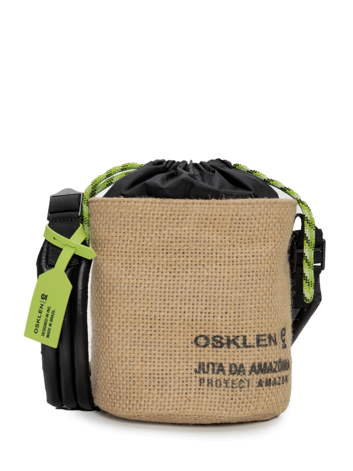 Bolsa Feminina Mini Bucket Juta Bege Osklen