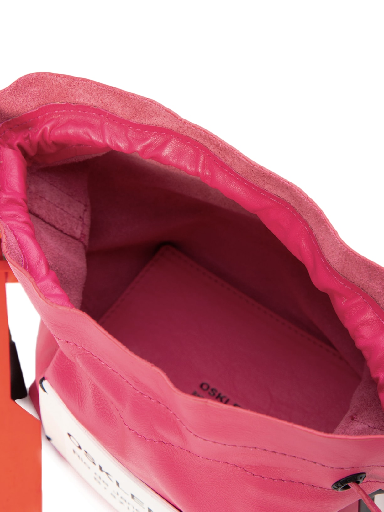 Bolsa Feminina Mini Couro Soft Coulisse Rosa Osklen