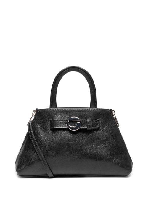 Bolsa Feminina Mini Data Bag - Preto