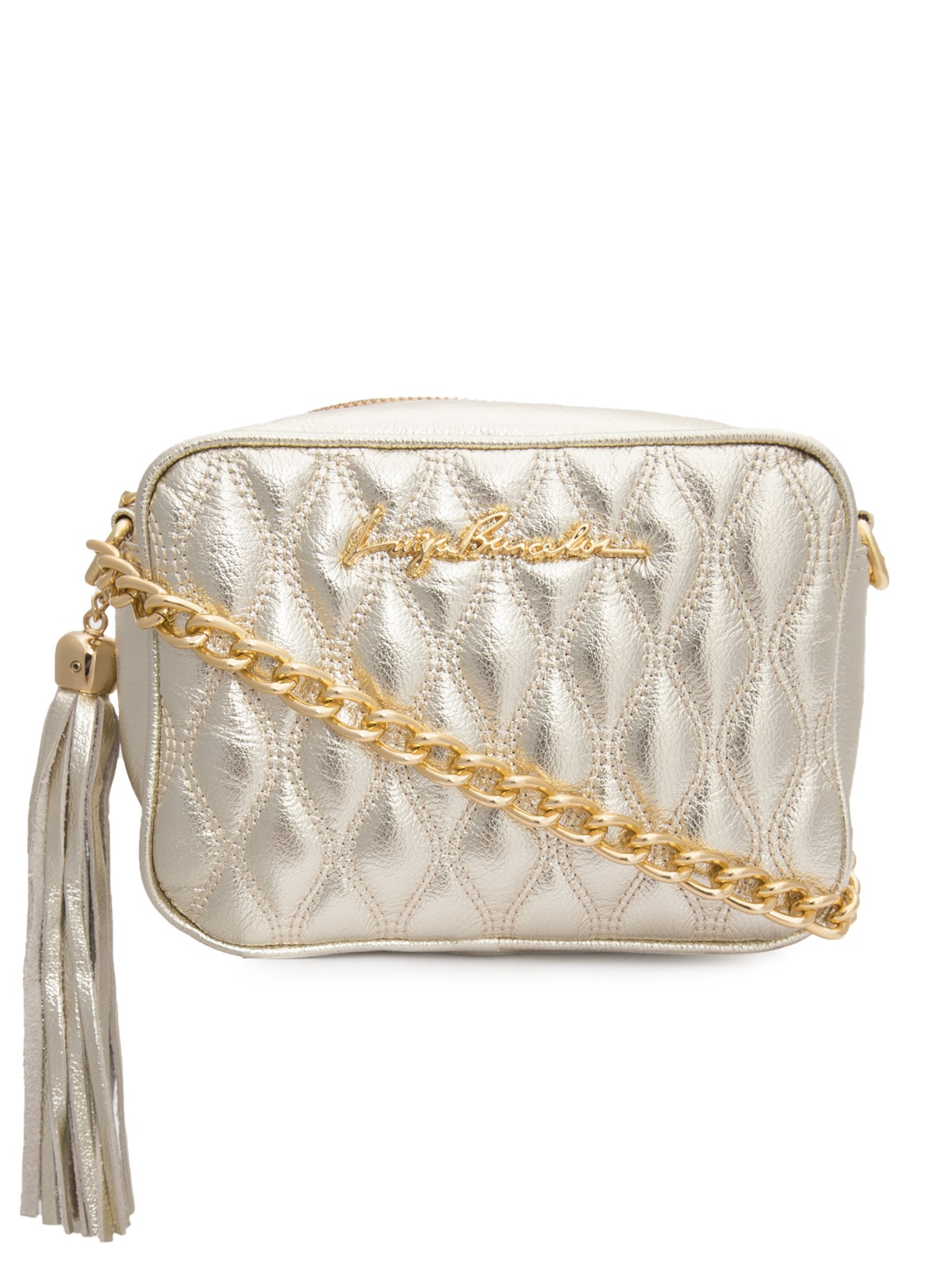 Bolsa Feminina Mini Matelassê - Dourado