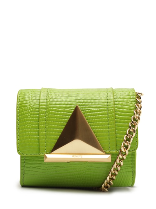 Bolsa Feminina Mini Tiracolo Bridget Couro - Verde