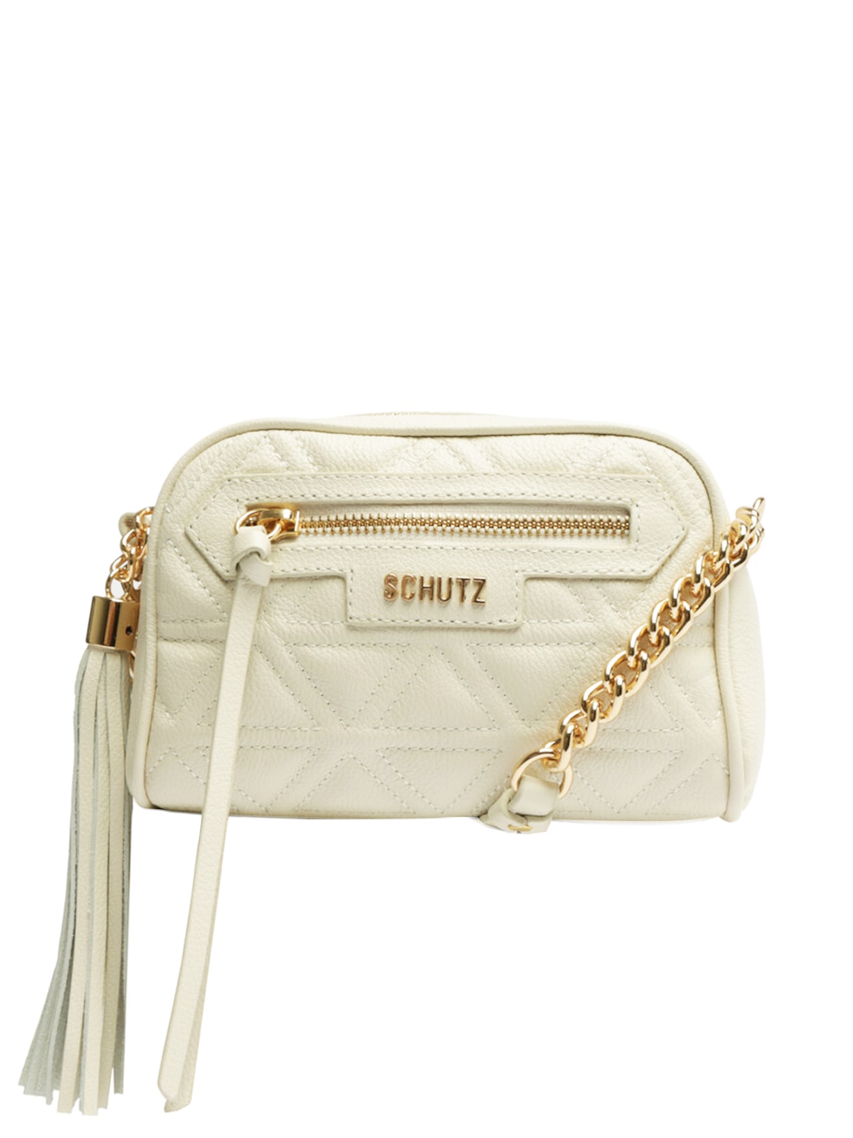 Bolsa Feminina Mini Tiracolo Mirella Couro - Branco