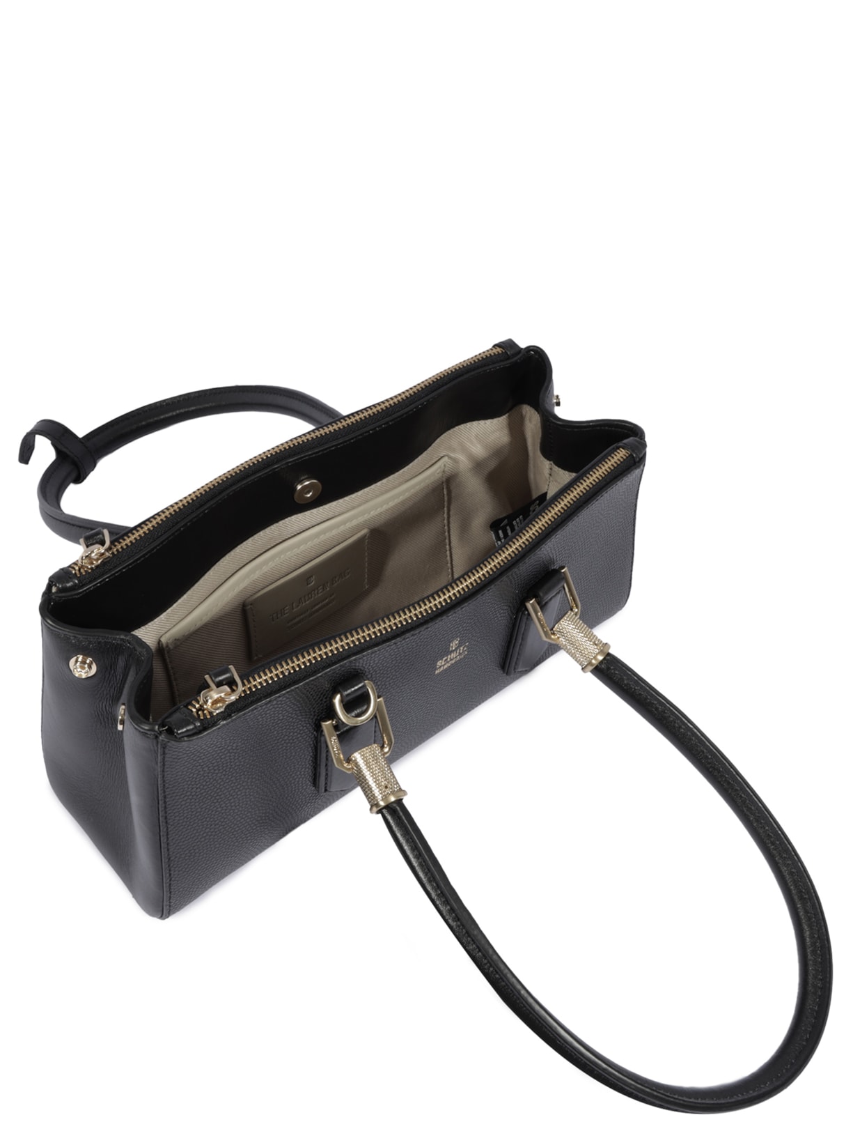 Bolsa Feminina Mini Tote Lauren Couro Preto Schutz