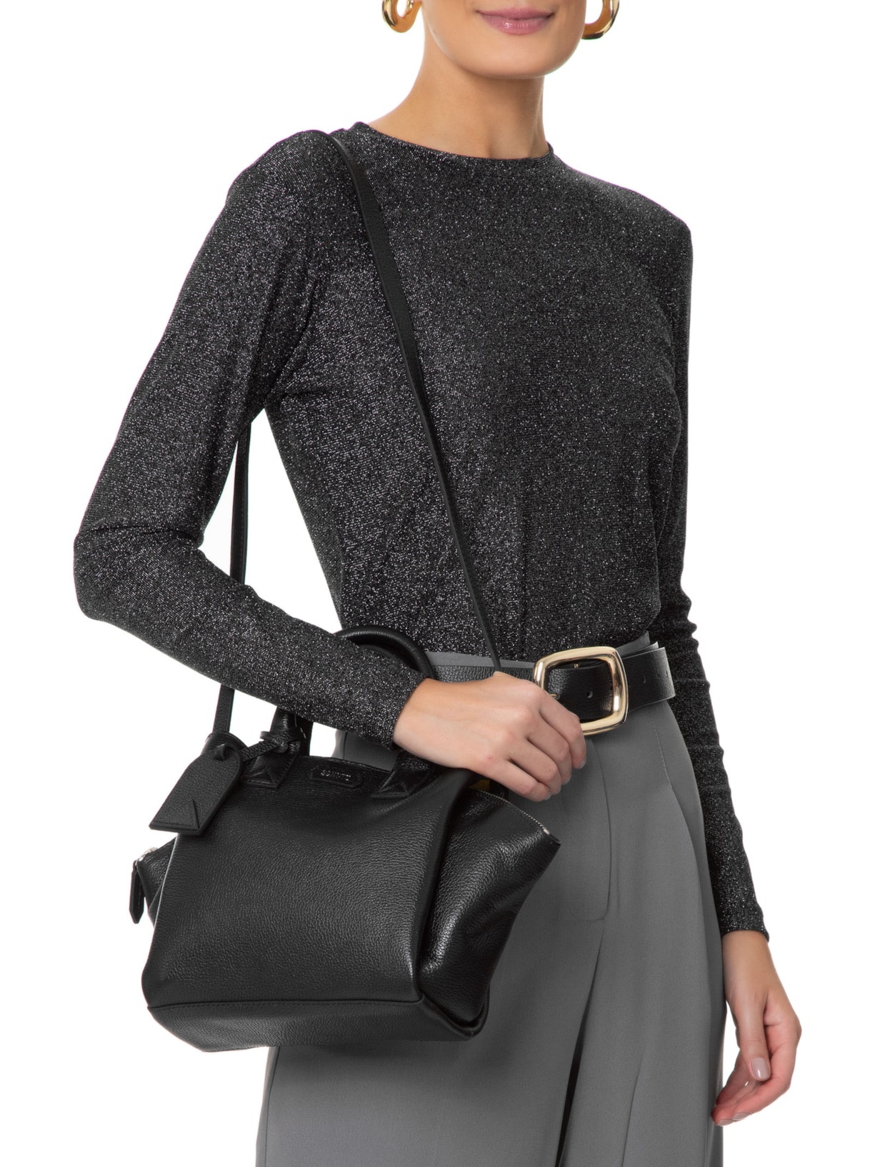 Bolsa Feminina Mini Tote Mia Preto Schutz