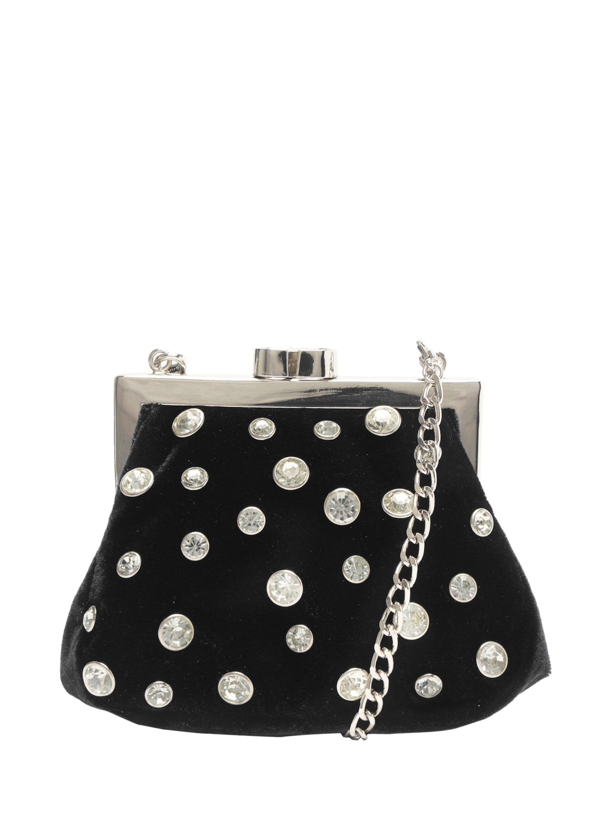 Bolsa Feminina Mini Veludo - Preto