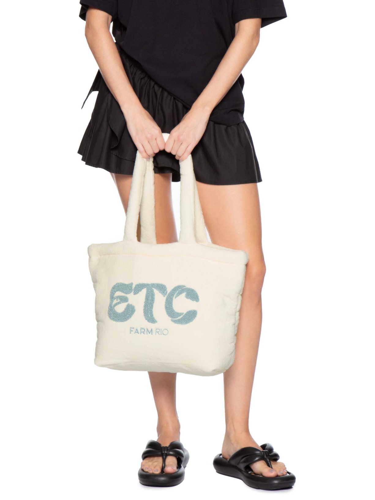 Bolsa Feminina Mo Solzão Copatucano Azul Farm Etc