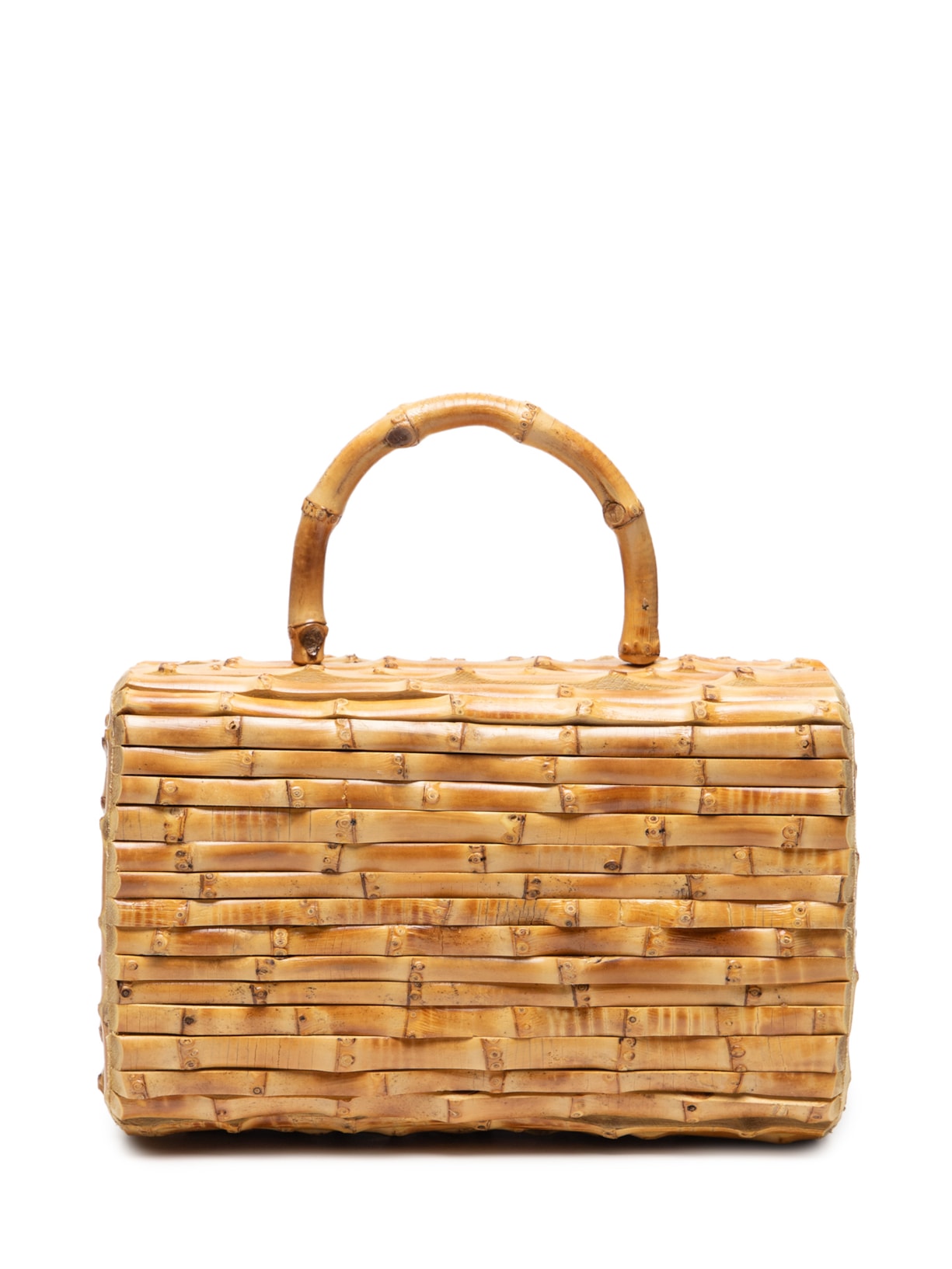 Bolsa Feminina Monica Bambu Bege Glorinha Paranaguá Glorinha Paranaguá