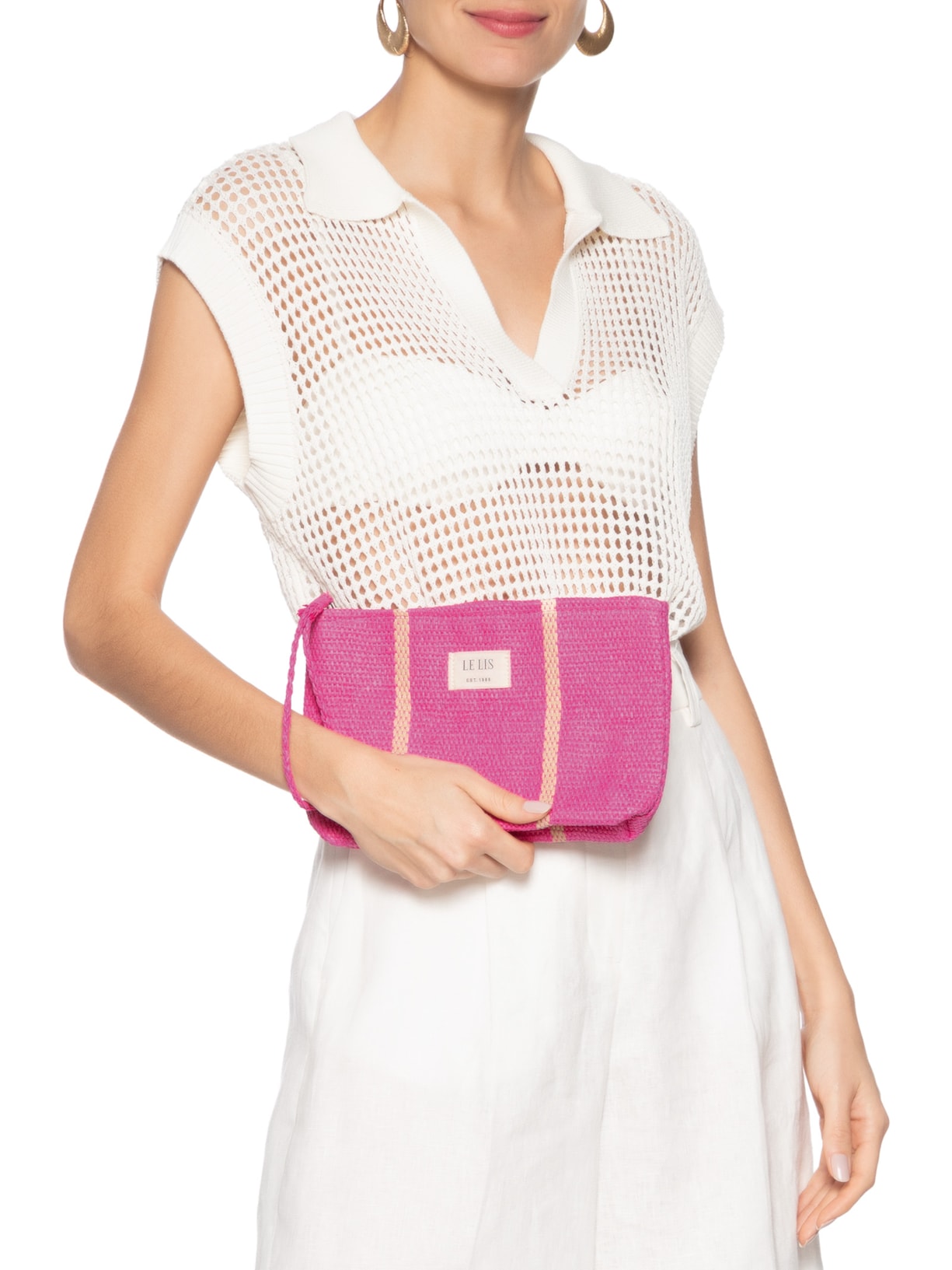 Bolsa Feminina Monica II Rosa Le Lis