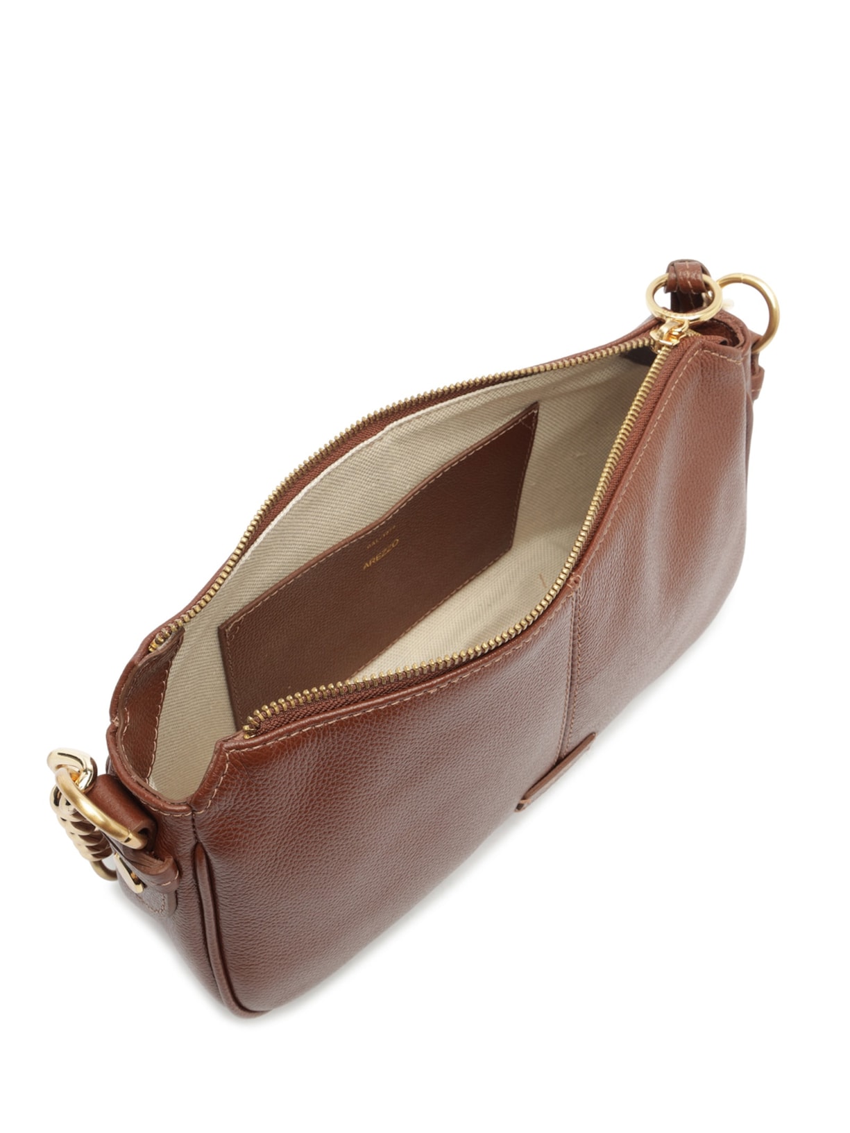 Bolsa Feminina Napa Light Sand Marrom Arezzo