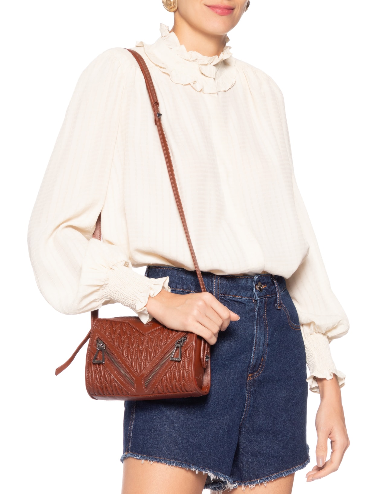 Bolsa Feminina Napa Mild Marrom Schutz