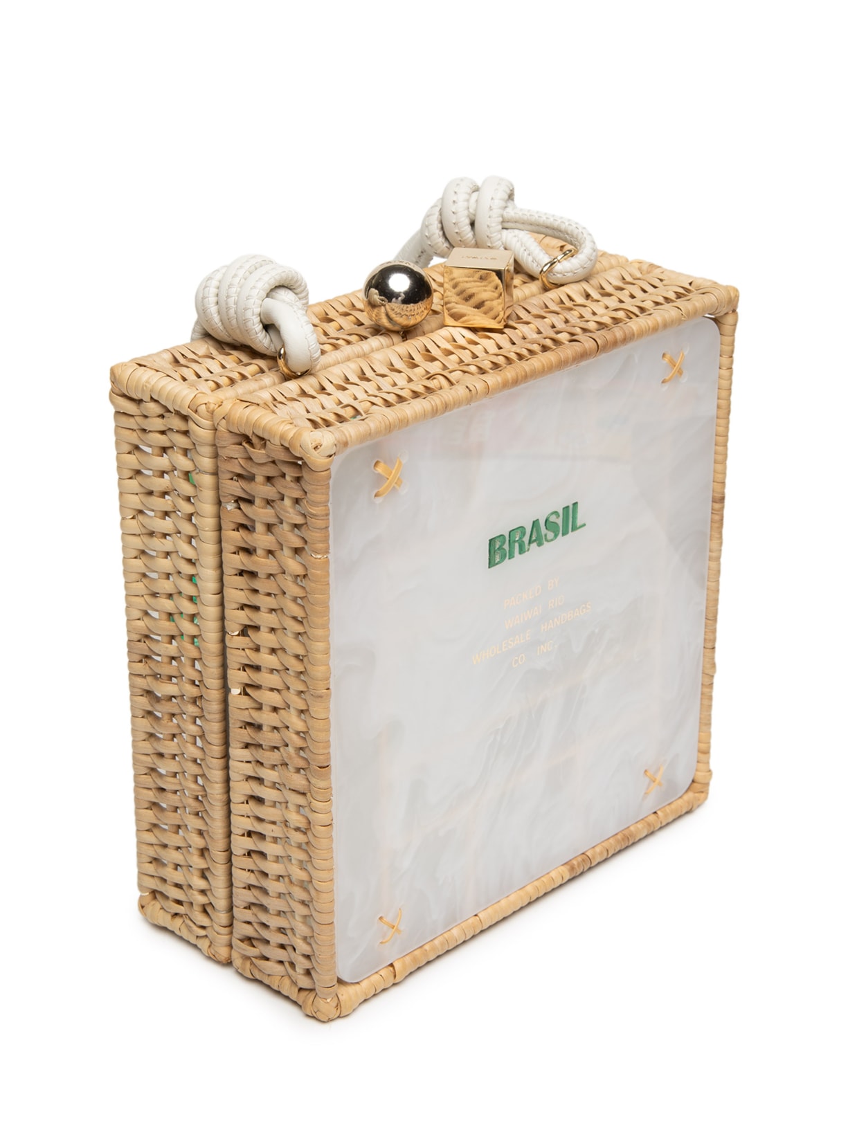 Bolsa Feminina Oiticica Gold Caipirinha Verde Waiwai