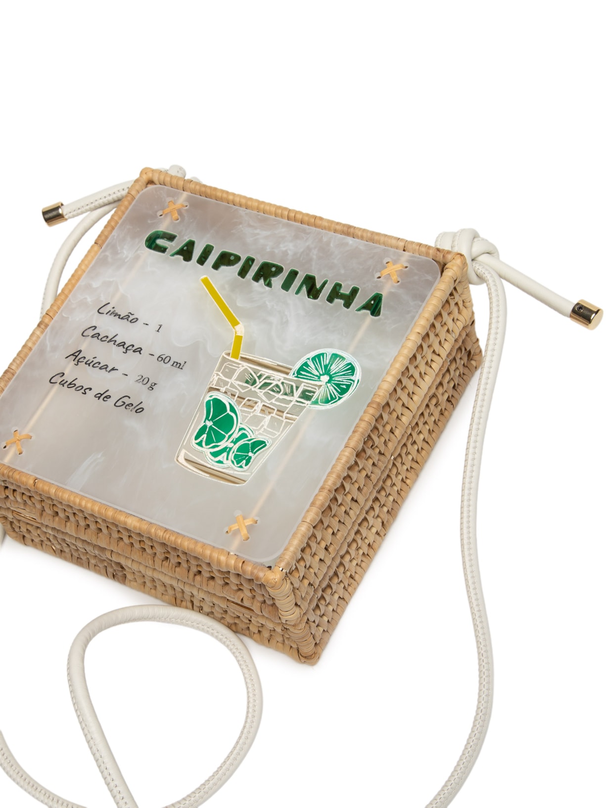 Bolsa Feminina Oiticica Gold Caipirinha Verde Waiwai