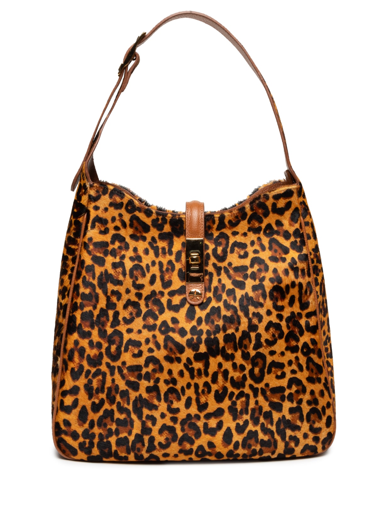 Bolsa Feminina Onça Print Caramelo Viena - Animal Print