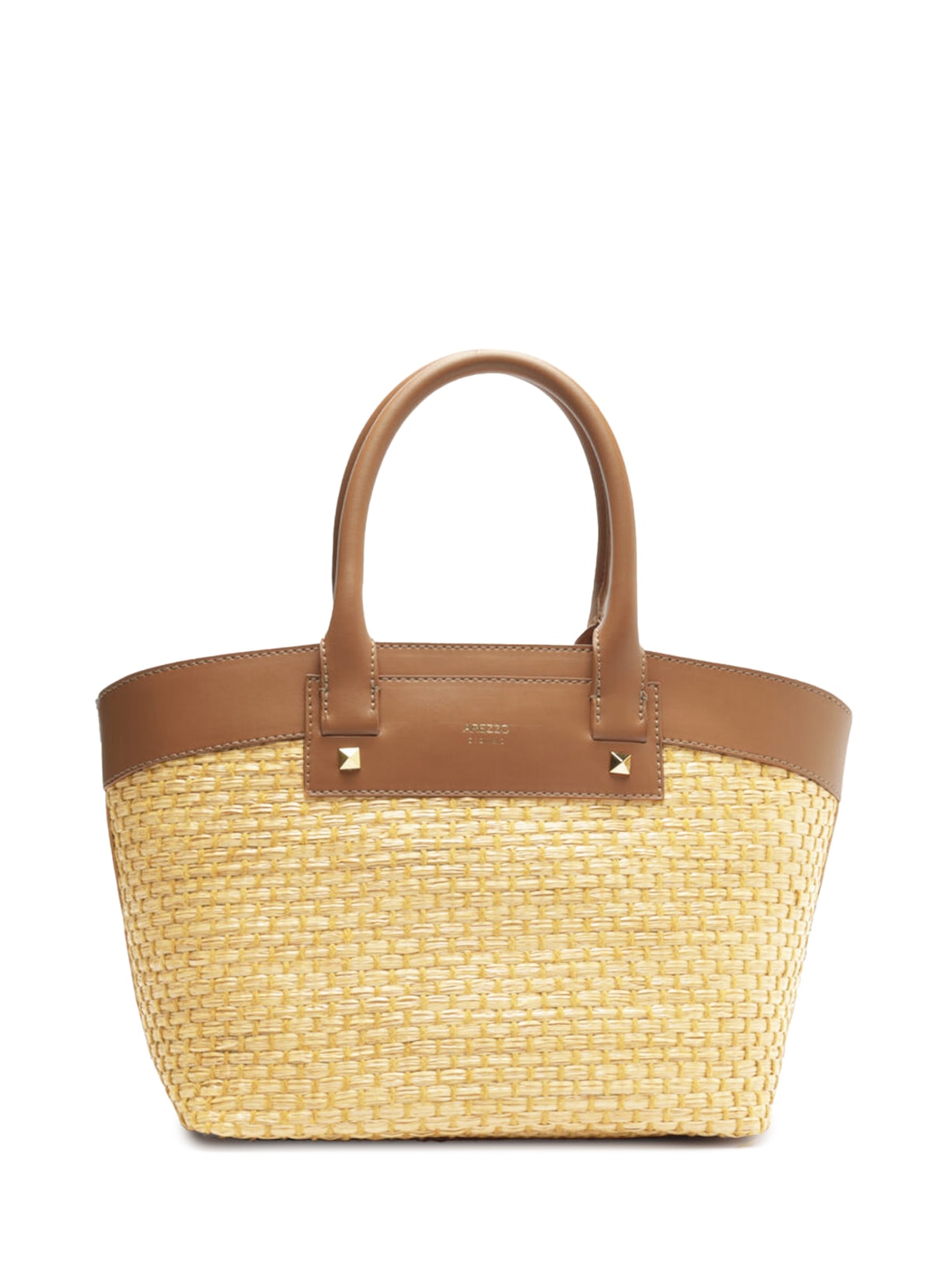 Bolsa Feminina Palha Média - Bege