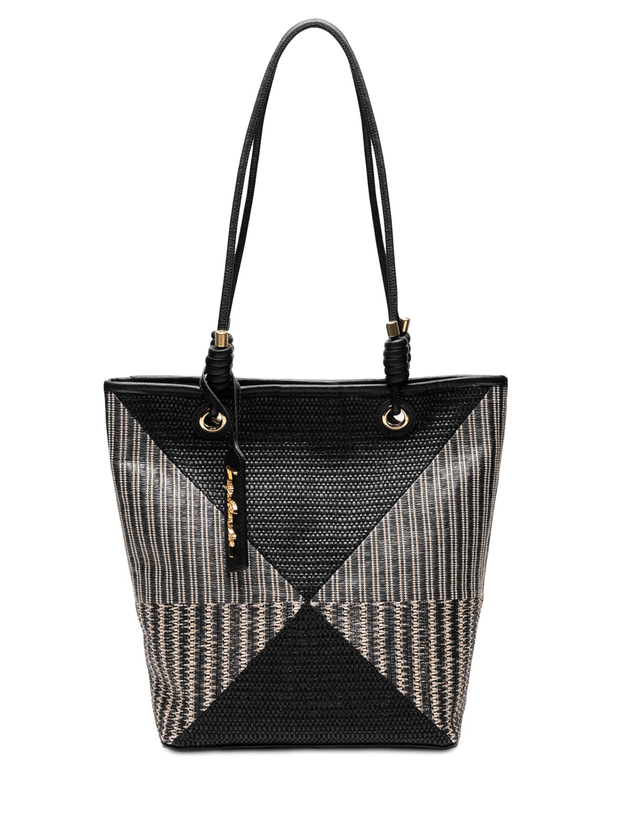 Bolsa Feminina Palha Summer Fiji Portofi - Preto