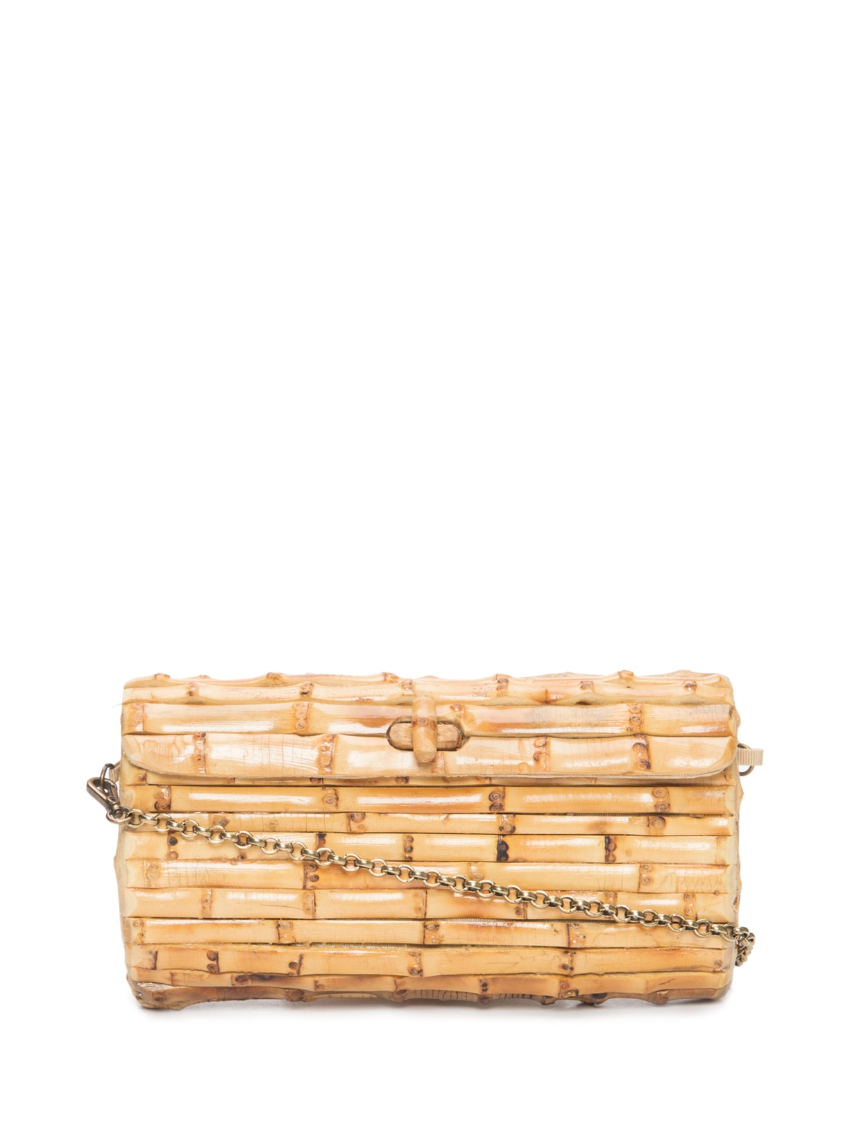 Bolsa Feminina Patricia Bambu Bege Glorinha Paranaguá