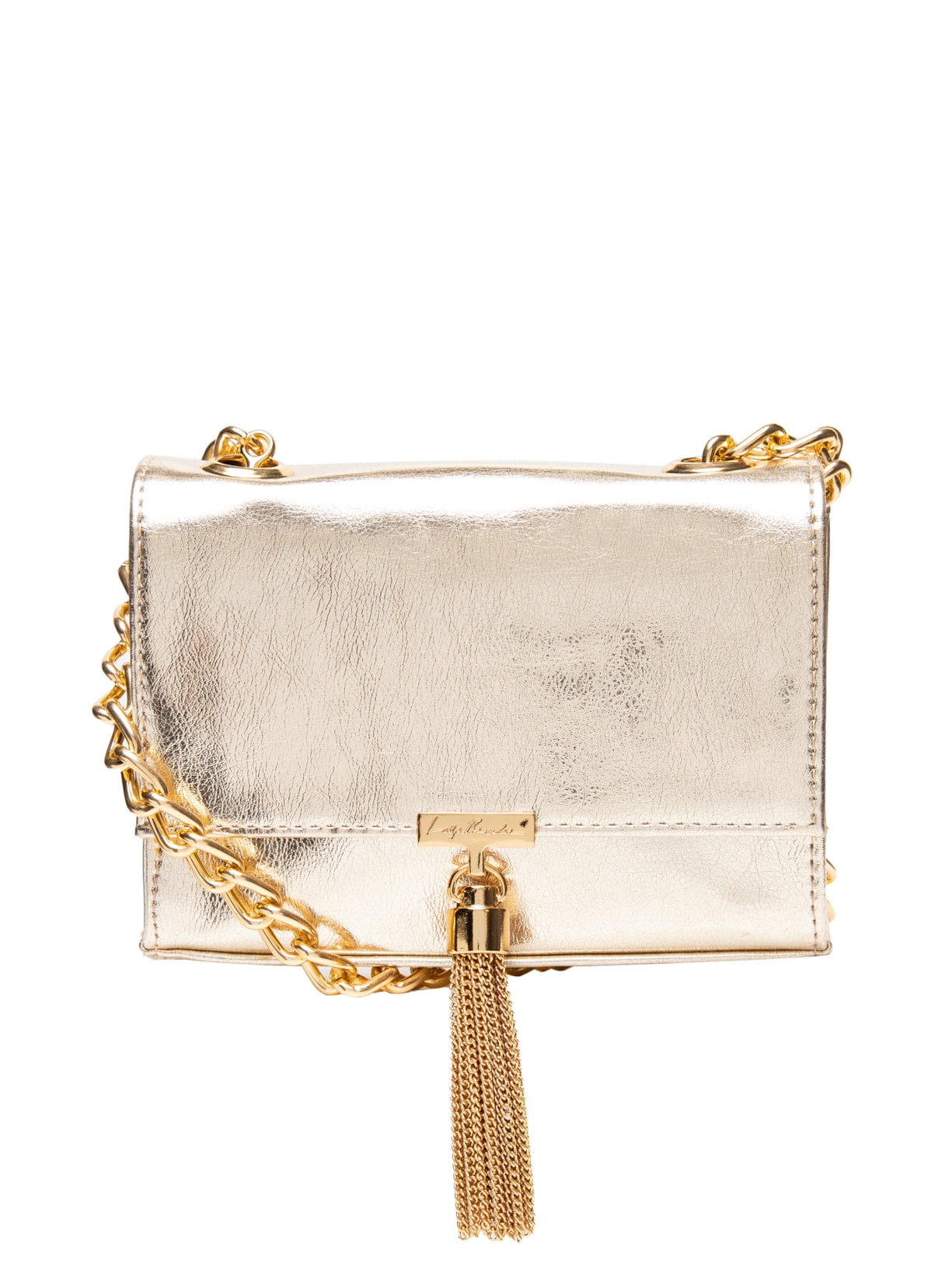 Bolsa Feminina Pequena Barbicacho Central - Dourado