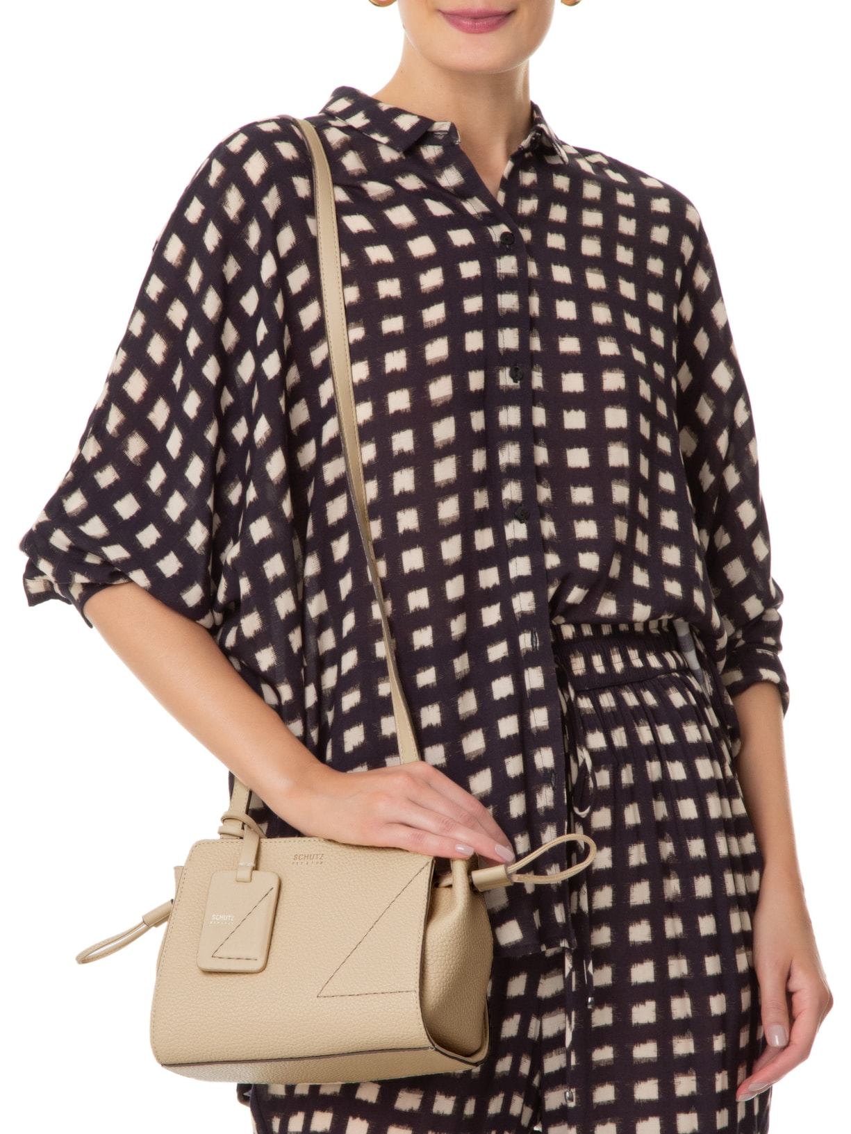 Bolsa Feminina Pequena Bege Schutz