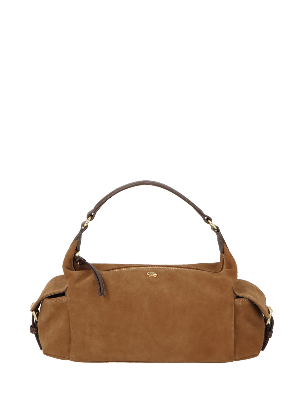 Bolsa Feminina Pequena Camurça Viena - Marrom