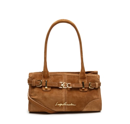 Bolsa Feminina Pequena Camurção - Bege