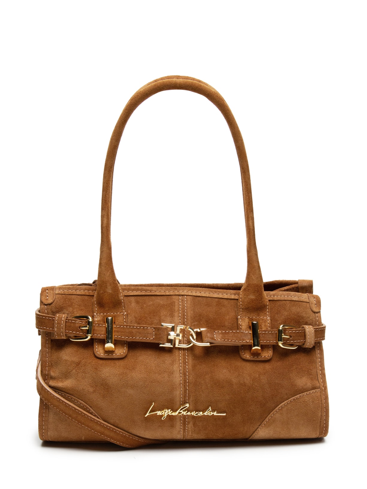 Bolsa Feminina Pequena Camurção - Bege