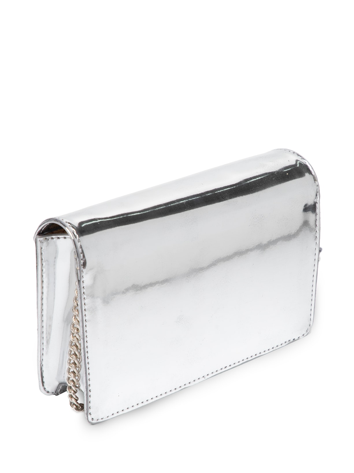 Bolsa Feminina Pequena Carteira Specchio Prata Luiza Barcelos