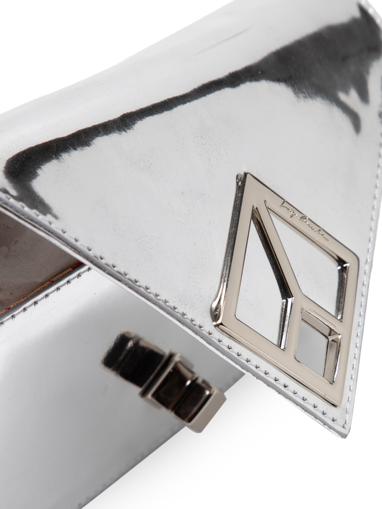 Bolsa Feminina Pequena Carteira Specchio Prata Luiza Barcelos