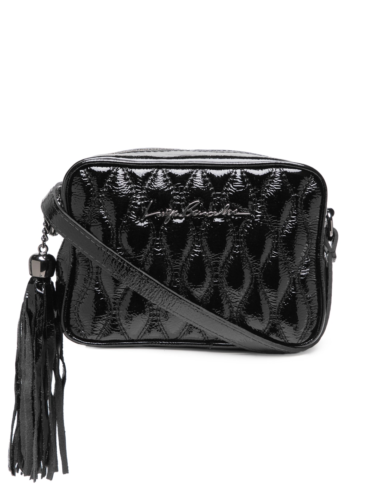 Bolsa Feminina Pequena Clássica Verniz - Preto