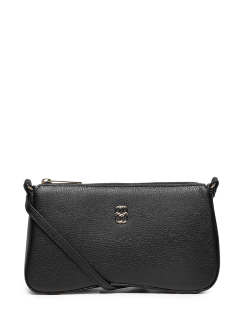 Bolsa Feminina Pequena Cloud Leather - Preto